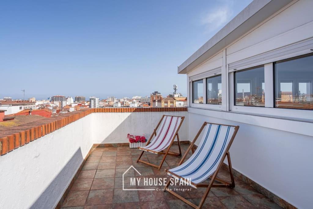 Myhousespain - Atico Con Gran Terraza En Gijón Extérieur photo